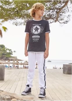 Lot De 2 T-shirts Garçon En Coton -Bpc Bonprix Collection 18331694 ox0ShBce