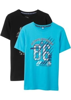 Lot De 2 T-shirts Garçon Coton