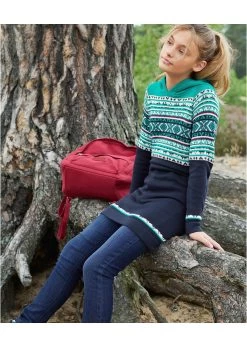 Robe En Maille Fille à Capuche -Bpc Bonprix Collection 19236183 UQJHo4ip