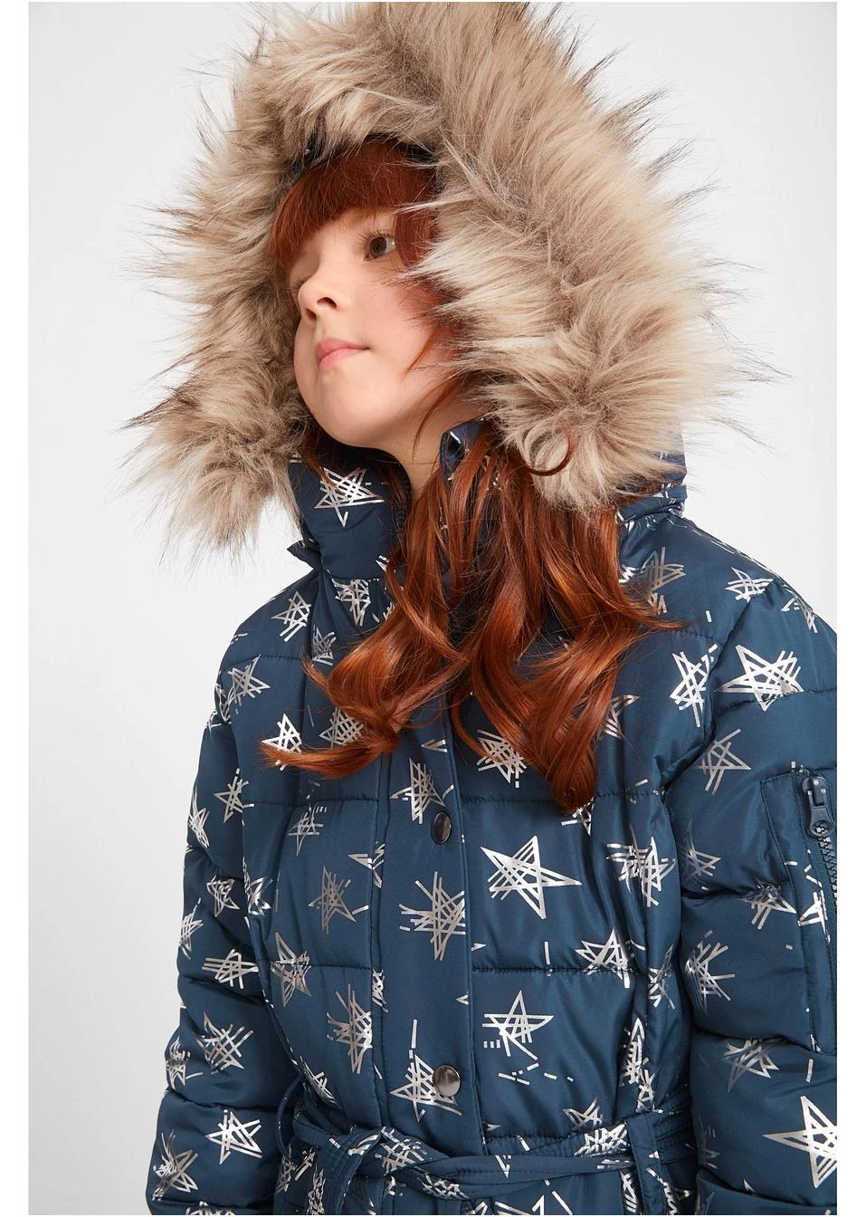 Veste D'hiver Fille à Imprimé étoiles 7 Veste D'hiver Fille à Imprimé étoiles – Image 5