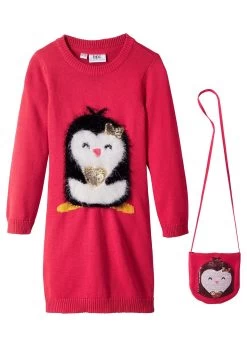 Robe En Maille Fille Avec Sac (Ens. 2 Pces.) -Bpc Bonprix Collection 19280185 fLw4Yayv