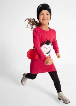 Robe En Maille Fille Avec Sac (Ens. 2 Pces.) -Bpc Bonprix Collection 19293799 3cYbAMqC