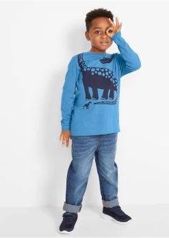 T-shirt Manches Longues Garçon à Imprimé Dino -Bpc Bonprix Collection 19327026 lzoHy2Ik