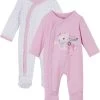 Lot De 2 Grenouillères Bébé Coton