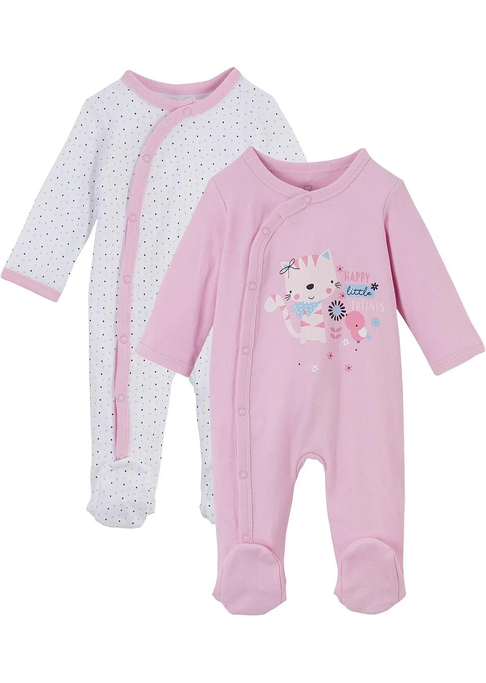 Lot De 2 Grenouillères Bébé Coton 3 Lot De 2 Grenouillères Bébé Coton