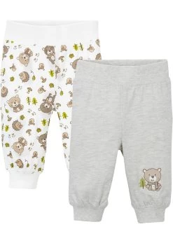 Lot De 2 Pantalons Bébé En Jersey Coton