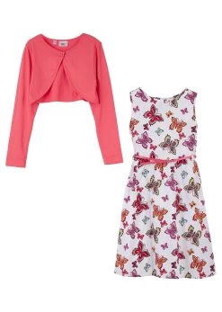 Robe Fille + Ceinture + Boléro Fille (Ens. 3 Pces.) -Bpc Bonprix Collection 19333318 PY41KK8e