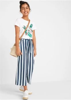 Pantalon Fille Large Avec Ceinture -Bpc Bonprix Collection 20002527 M8RusKQv