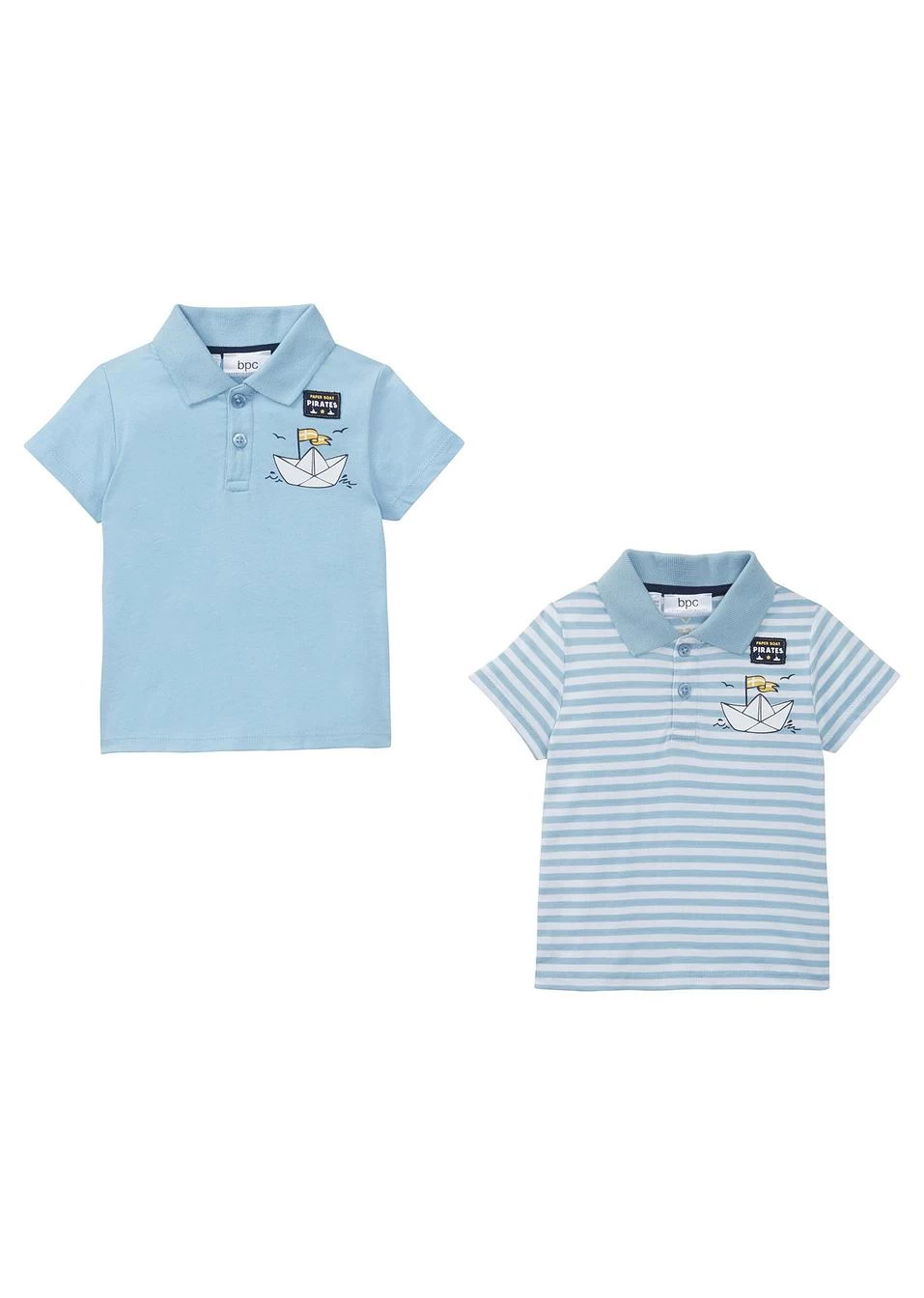 Lot De 2 Polos Bébé En Coton 4 Lot De 2 Polos Bébé En Coton – Image 2