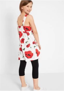 Robe Fille Et Legging 3/4 (Ens. 2 Pces.) Avec Coton -Bpc Bonprix Collection 20045409 hWuukZmb