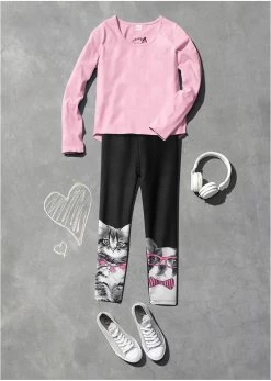 Lot De 3 T-shirts Manches Longues Fille -Bpc Bonprix Collection 20140117 jO9MNB8p