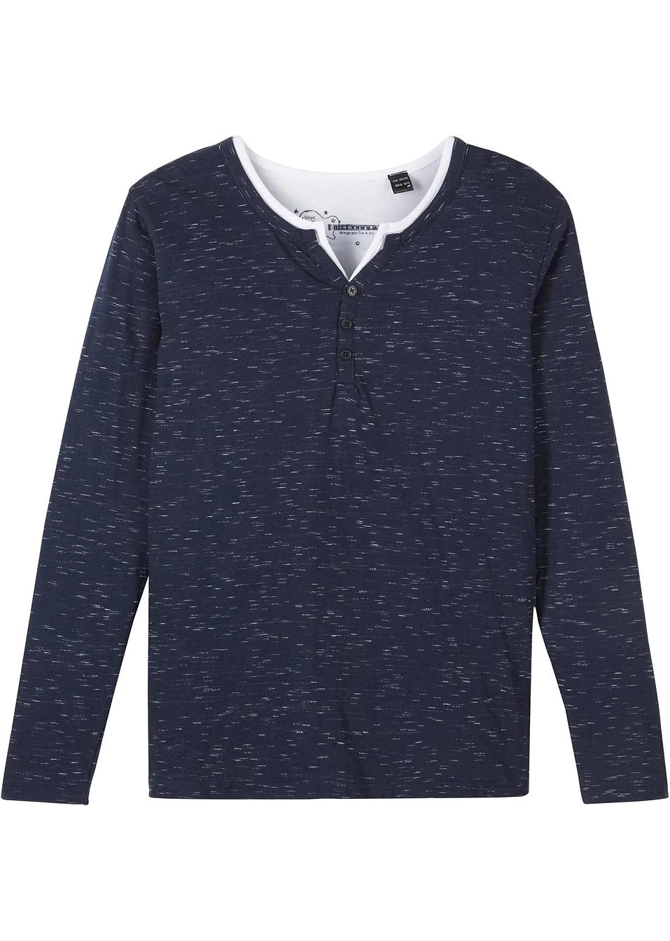 T-shirt Col Henley 3 T-shirt Col Henley