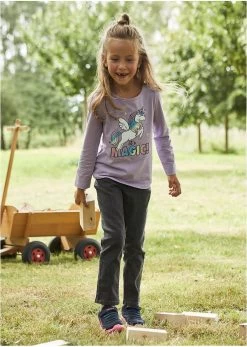 Lot De 2 T-shirts Manches Longues Fille Coton -Bpc Bonprix Collection 20185615 THDuCnSK