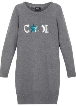 Robe En Maille à Paillettes Fille