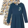 Lot De 2 Robes En Jersey Coton Fille 2 Lot De 2 Robes En Jersey Coton Fille -Bpc Bonprix Collection 20213885 VNCLBppW