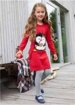 Robe En Maille Fille Avec Sac (Ens. 2 Pces.) -Bpc Bonprix Collection 20239148 H5axneqp