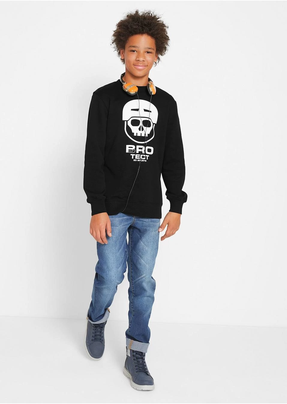 Sweat-shirt Garçon En Coton 6 Sweat-shirt Garçon En Coton – Image 4