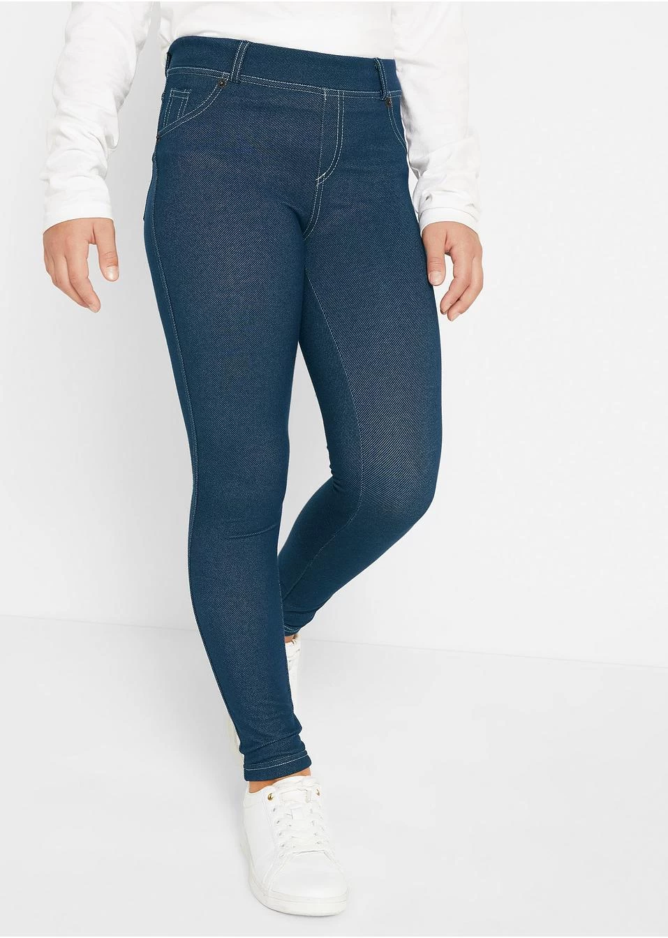 Legging Fille En Imitation Jean 4 Legging Fille En Imitation Jean â Image 2