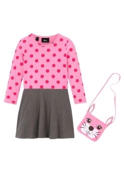 Robe T-shirt Fille Avec Sac (Ens. 2 Pces.) En Coton -Bpc Bonprix Collection 20284871 dhXwC2mY