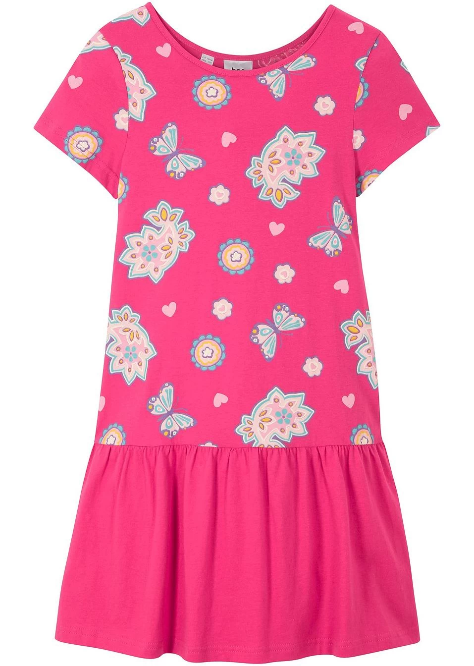 Robe T-shirt Fille En Coton 3 Robe T-shirt Fille En Coton