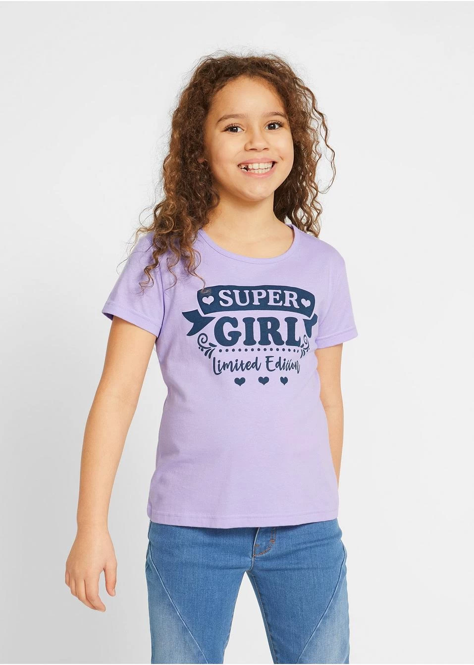 Lot De 2 T-shirts Fille En Coton 4 Lot De 2 T-shirts Fille En Coton – Image 2