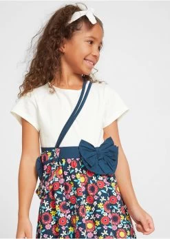 Robe T-shirt Fille + Sac (Ens. 2 Pces.) En Coton 10 Robe T-shirt Fille + Sac (Ens. 2 Pces.) En Coton -Bpc Bonprix Collection 20300626 R3HrcJ40