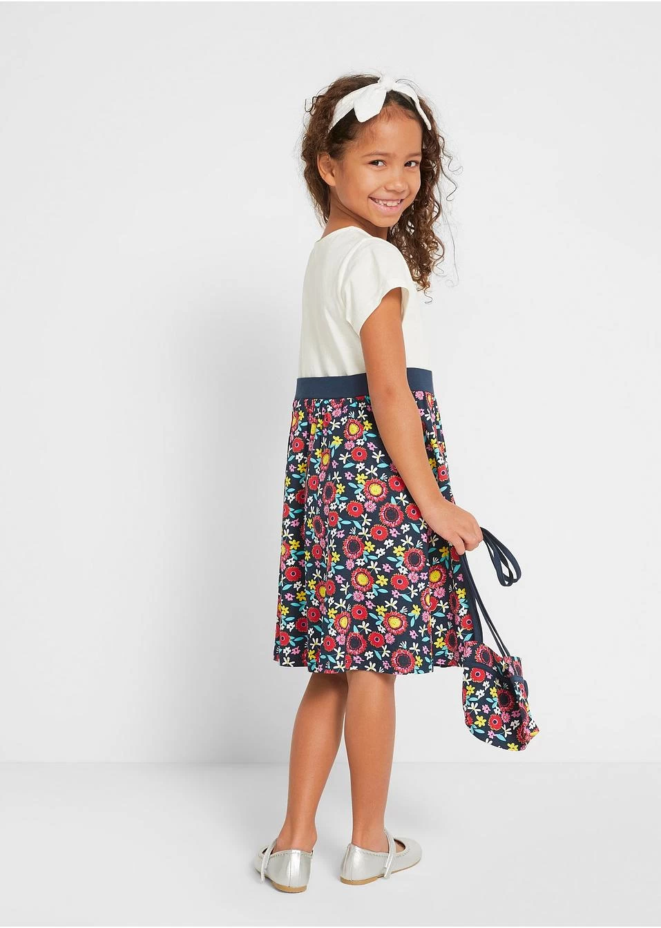 Robe T-shirt Fille + Sac (Ens. 2 Pces.) En Coton 5 Robe T-shirt Fille + Sac (Ens. 2 Pces.) En Coton – Image 3