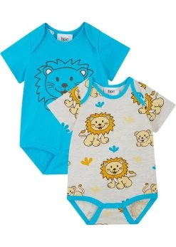 Lot De 2 Bodies Bébé Manches Courtes En Coton