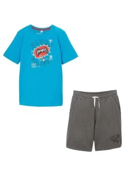 T-shirt Et Bermuda Garçon (Ens. 2 Pces.) Coton -Bpc Bonprix Collection 21037769 txc02pYV