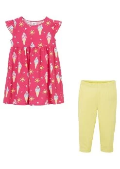 Robe Et Legging Fille (Ens. 2 Pces.) En Coton -Bpc Bonprix Collection 21060130 Y81abDIk