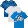 Lot De 3 T-shirts Garçon Coton