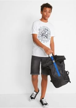 Lot De 2 T-shirts Garçon à Imprimé Coton -Bpc Bonprix Collection 21062859 CsnySEcH