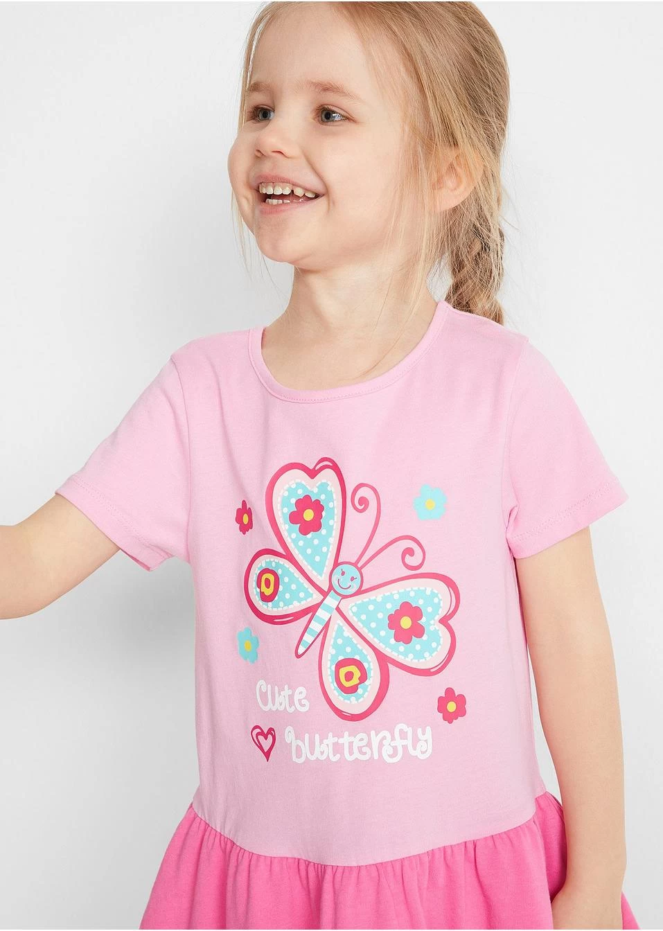 Robe Fille Et Robe De Poupée (Ens. 2 Pces.) En Coton 6 Robe Fille Et Robe De Poupée (Ens. 2 Pces.) En Coton – Image 4