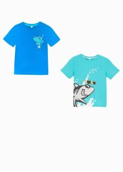 Lot De 2 T-shirts Garçon En Coton -Bpc Bonprix Collection 21125897 pIUKNjt0