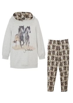 Sweat à Capuche Fille + Legging (Ens. 2 Pces.) -Bpc Bonprix Collection 21137818 zMoyN1Qo