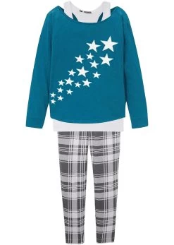 Top, T-shirt, Legging (Ens. 3 Pces.) Pour Fille