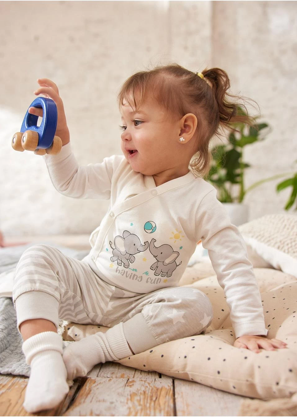 Trousseau De Naissance Bébé (Ens. 4 Pces.) Coton 6 Trousseau De Naissance Bébé (Ens. 4 Pces.) Coton – Image 4