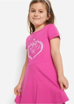 Lot De 2 Robes En Jersey Fille, Manches Courtes -Bpc Bonprix Collection 21313917 LU6U26vx