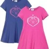 Lot De 2 Robes En Jersey Fille, Manches Courtes -Bpc Bonprix Collection 22005132 gAimsfeu