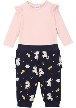 Body Manches Longues + Pantalon Sweat Bébé (Ens. 2 Pces.) Coton