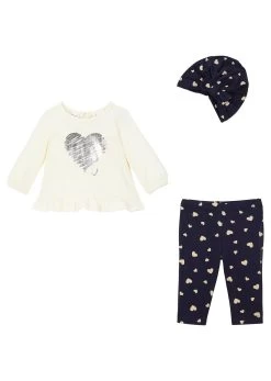 T-shirt + Legging + Bonnet Bébé (Ens. 3 Pces.) Coton -Bpc Bonprix Collection 22021360 5WSrfdHe