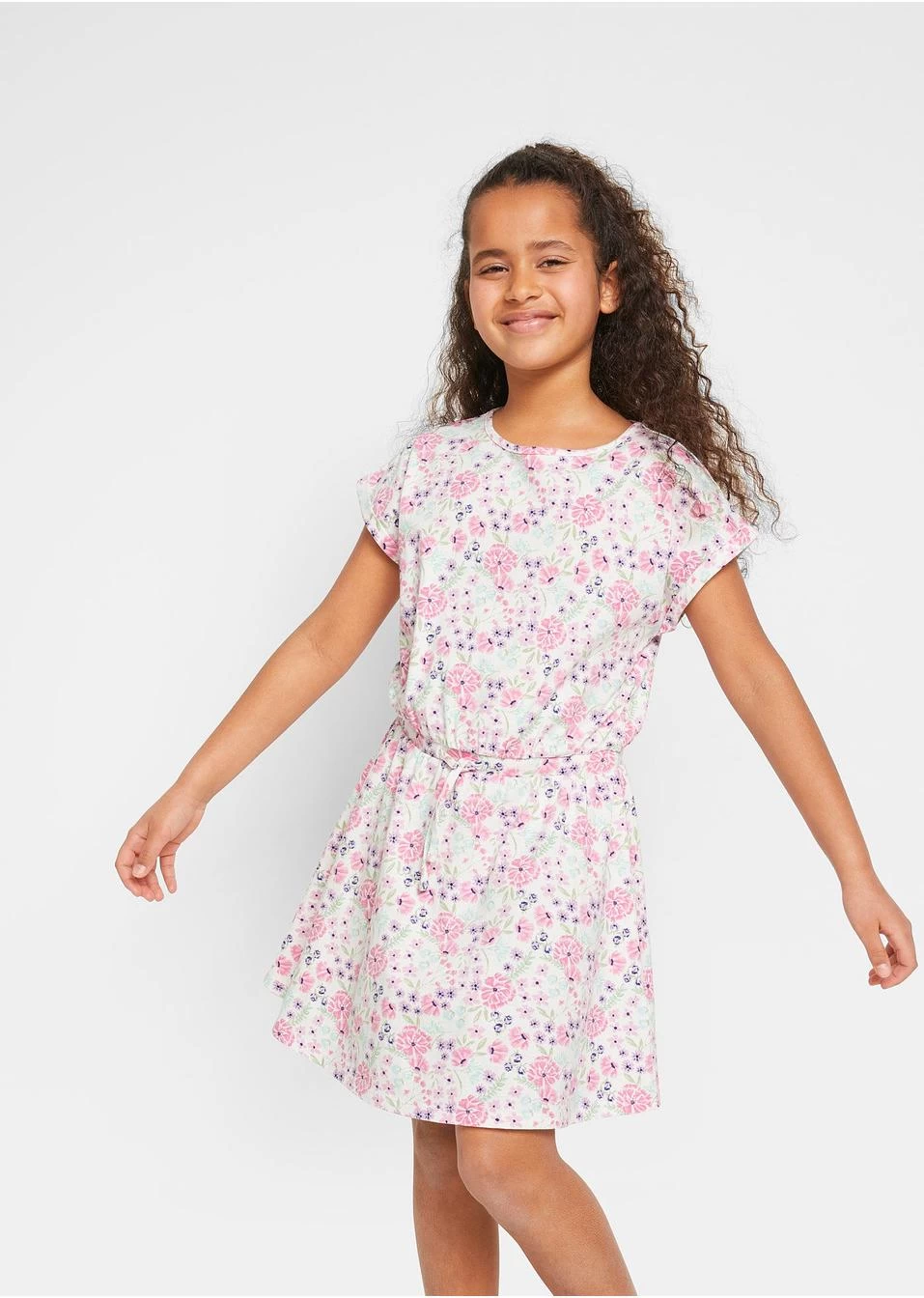 Robe En Jersey Fille En Coton 4 Robe En Jersey Fille En Coton – Image 2