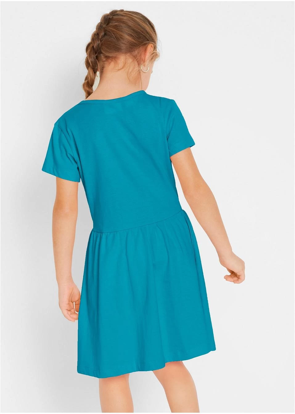 Lot De 2 Robes Fille En Jersey Avec Imprimé 5 Lot De 2 Robes Fille En Jersey Avec Imprimé – Image 3