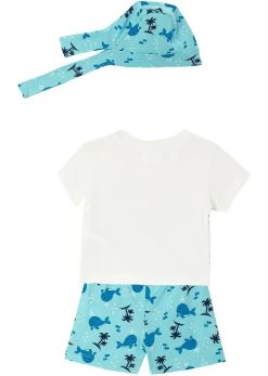 T-shirt + Short + Bandana Bébé En Coton (Ens. 3 Pces.) -Bpc Bonprix Collection 22087890 0NqHZlMa