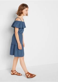 Robe Fille à Col Carmen -Bpc Bonprix Collection 22117057 Gxt8B6Js