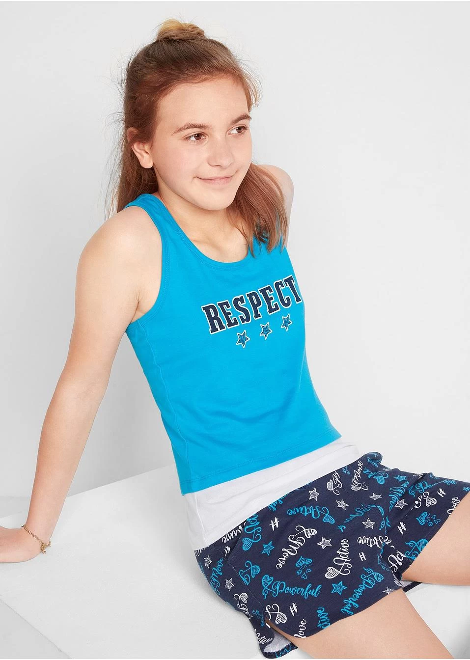 Top Débardeur + Short Fille (Ens. 2 Pces.) 6 Top Débardeur + Short Fille (Ens. 2 Pces.) – Image 4