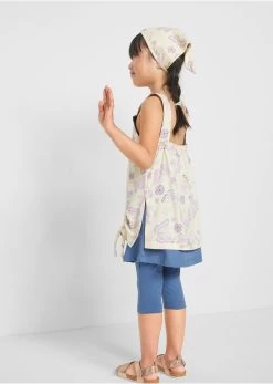 Robe En Jersey + Legging Corsaire + Foulard Fille (Ens. 3 Pces.) 10 Robe En Jersey + Legging Corsaire + Foulard Fille (Ens. 3 Pces.) -Bpc Bonprix Collection 22118370 1j5G1Hwa