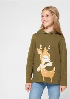 Sweat-shirt à Capuche Fille En Coton -Bpc Bonprix Collection 22140056 GPbKZAxu