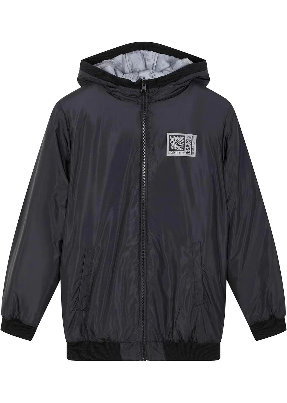 Veste Réversible Garçon Réfléchissante, Motif Camouflage 3 Veste Réversible Garçon Réfléchissante, Motif Camouflage