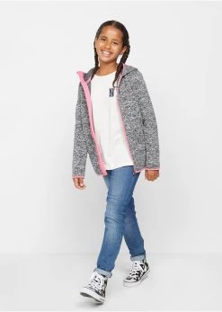 Veste En Maille Polaire Thermo Fille Avec Capuche -Bpc Bonprix Collection 22152326 qfHs9pln